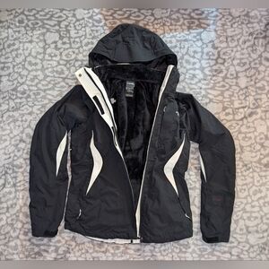 Women's Black and White Jacket